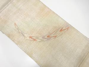 アンティーク　抽象模様刺繍袋帯（材料）